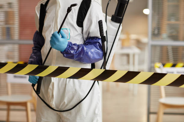 Professional Infectious Disease Decontamination technician working in Palm Springs, CA